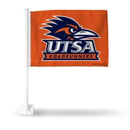 Rico Industries - Texas San Antonio UTSA Roadrunners 14x19 Double Sided Window Mount Car Flag - Multi