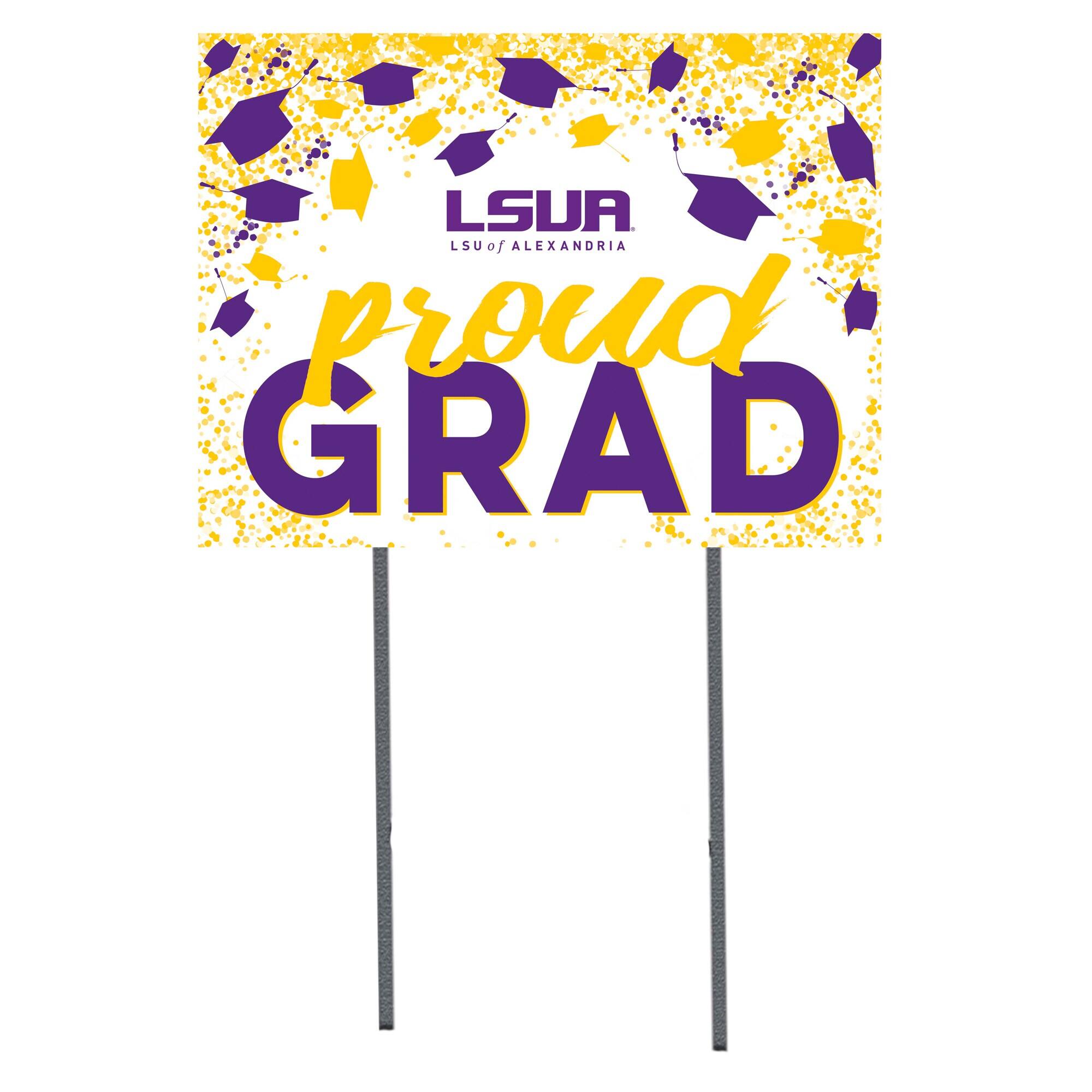 LSUA Generals 18" x 24" Proud Grad Yard Sign
