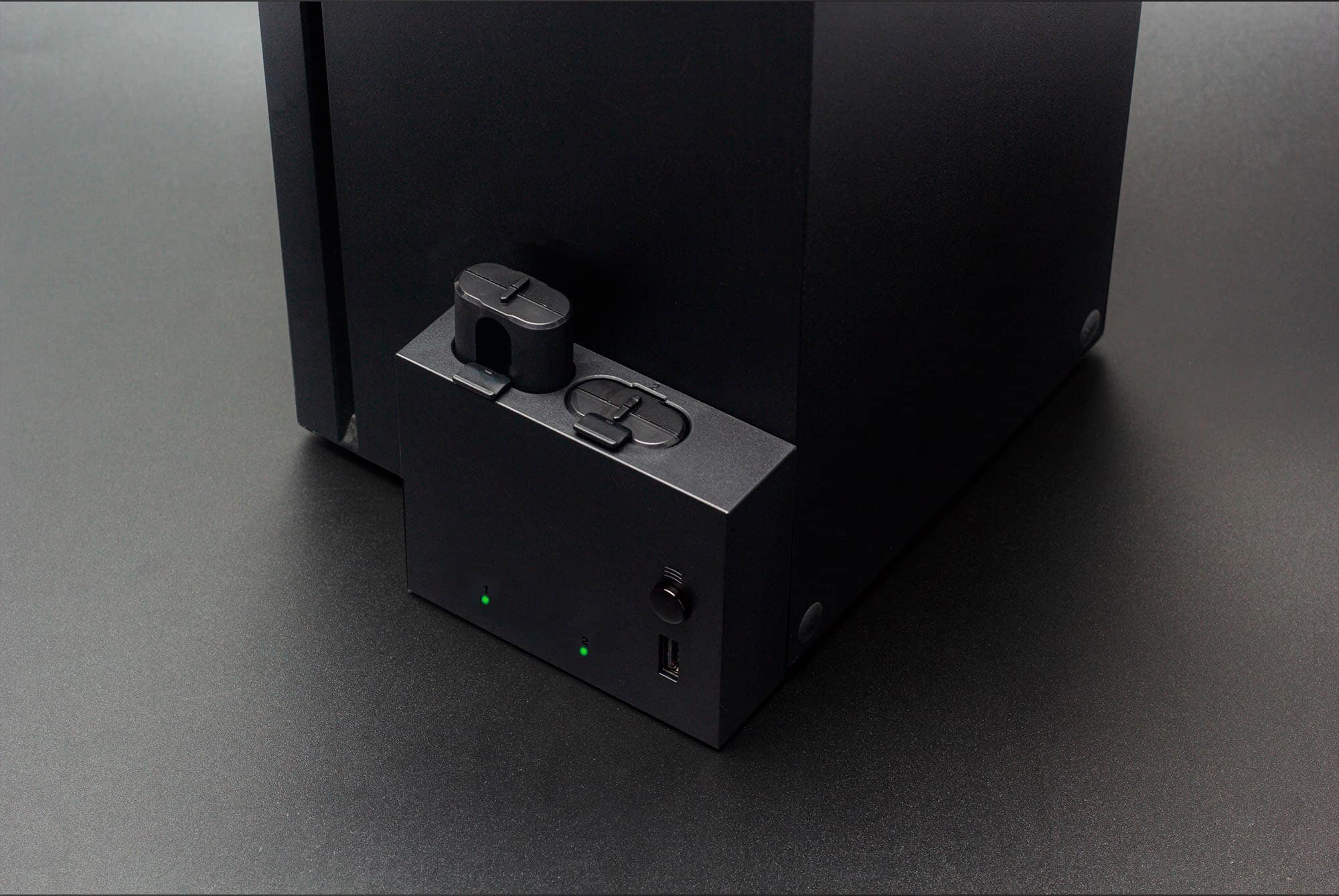 Alt View 13. NEXT - Side Dock Charging Station Series X - Black.