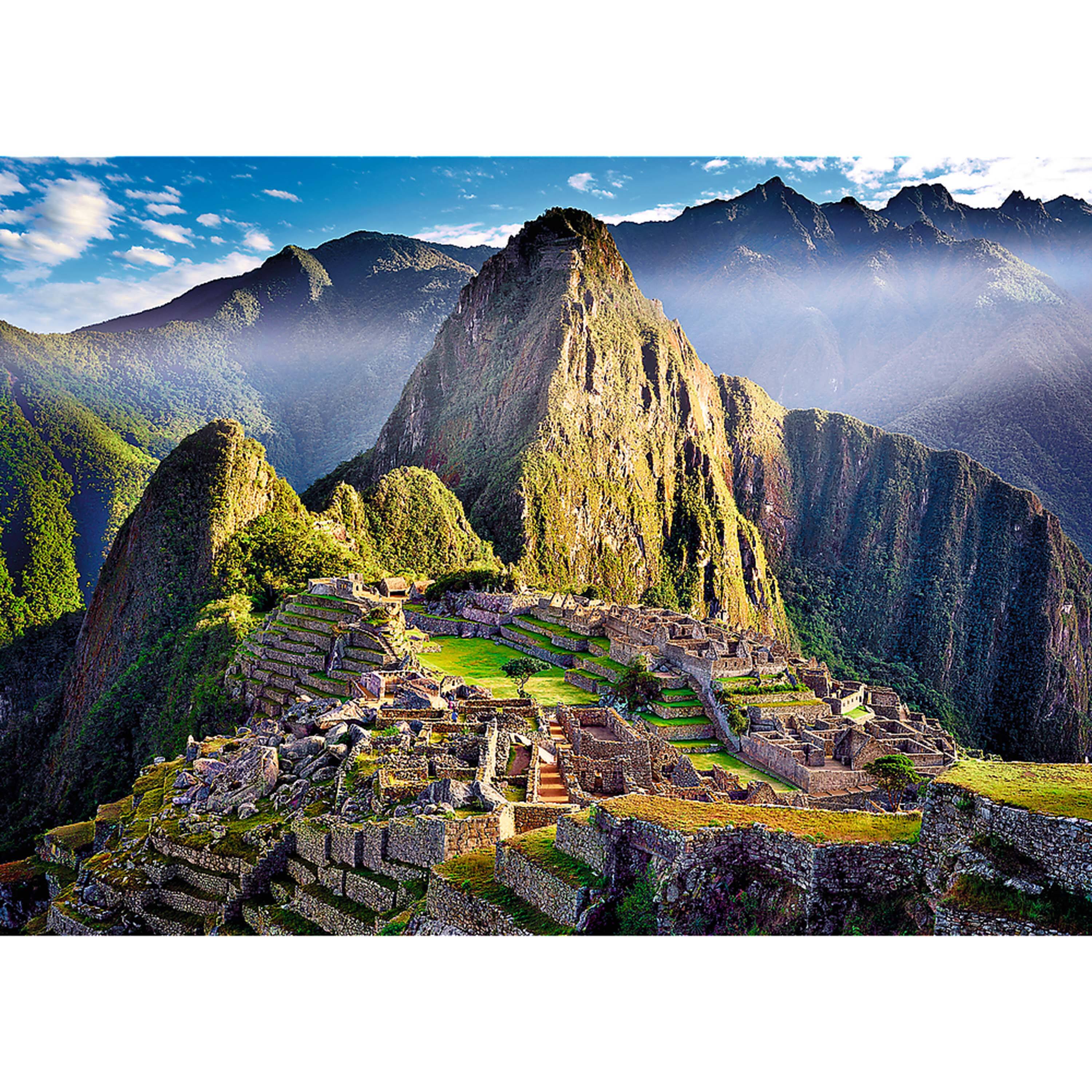 Angle. Trefl - Trefl Red 500 Piece Jigsaw Puzzle - Historic Sanctuary of Machu Picchu / HUBER.
