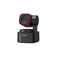 Front. OBSBOT - OBSBOT Tiny 3 Lite AI-Powered Spatial Audio 4K PTZ Lite Webcam.
