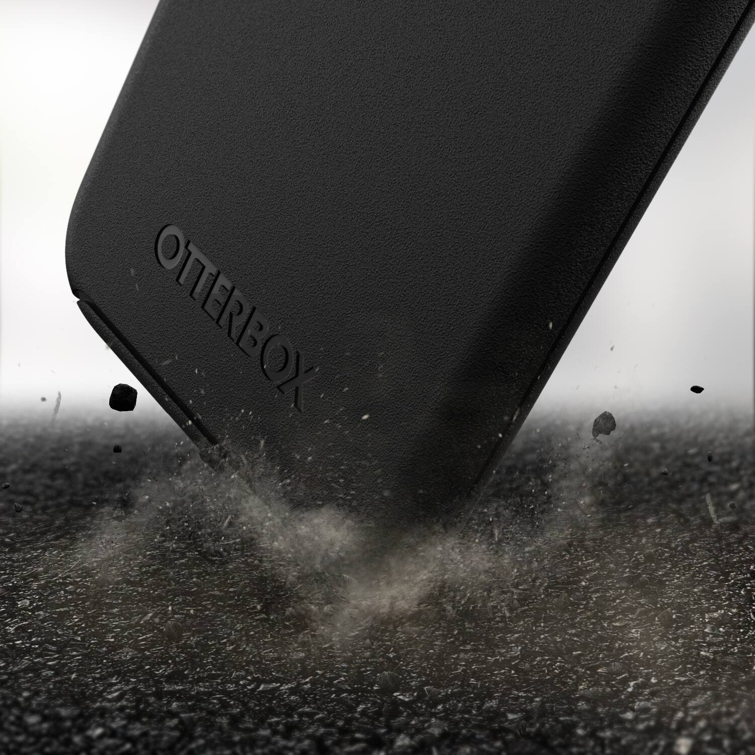 Alt View 2. OtterBox - Symmetry Series for Apple® iPhone® 12 and iPhone 12 Pro - Black.