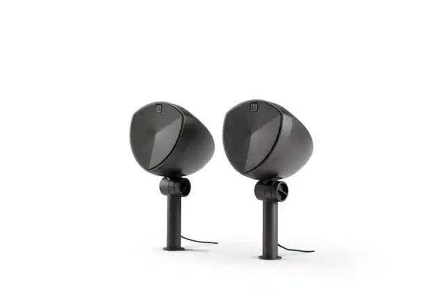 Front. Definitive Technology - Dymension 4" Outdoor Landscape Speakers Pair - Brown.