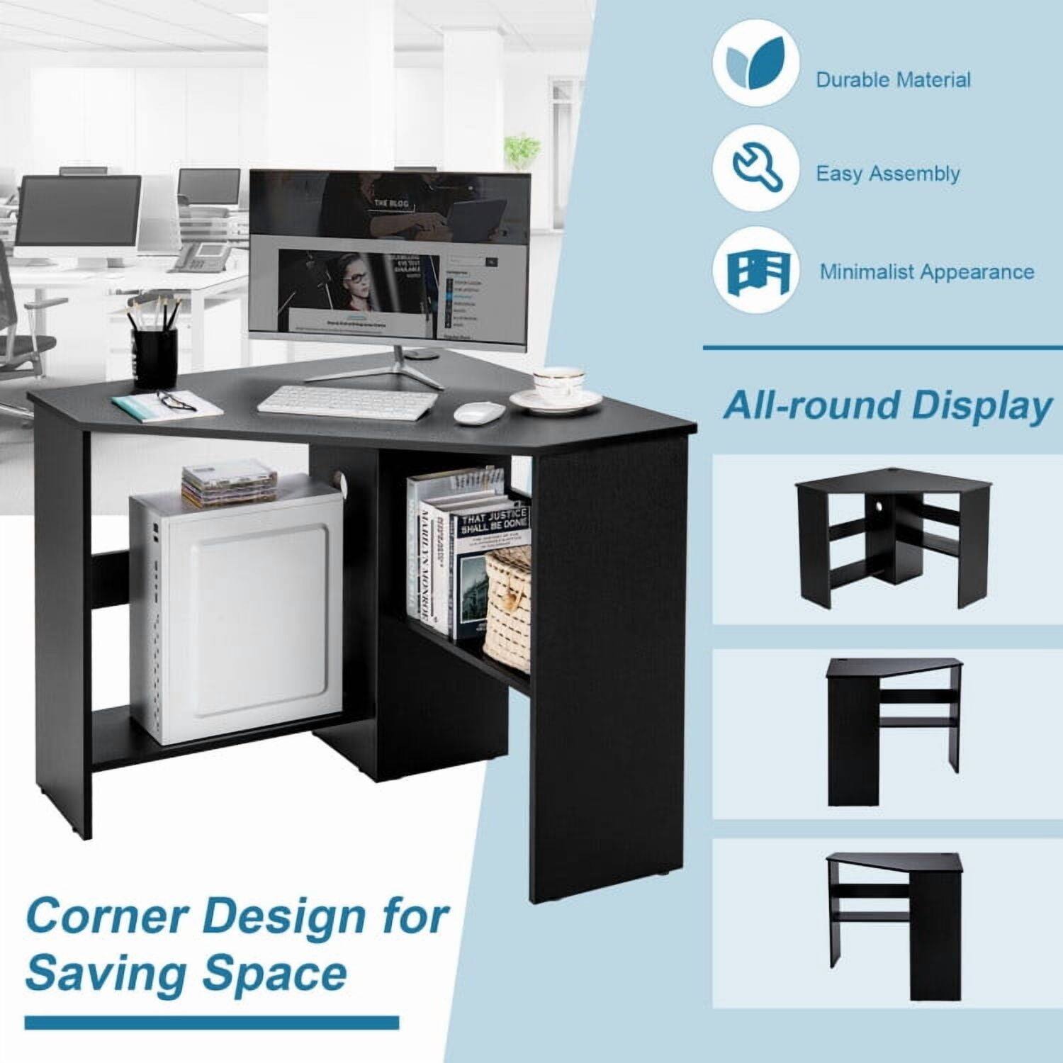 Durable Material  
Easy Assembly  
Minimalist Appearance  
All-round Display  
Corner Design for Saving Space