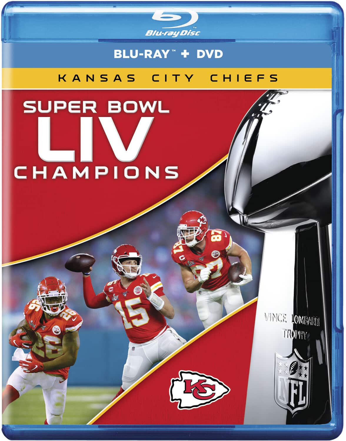 Front. Kansas City Chiefs - Super Bowl LIV Champions: Kansas City Chiefs   - BLU-RAY.