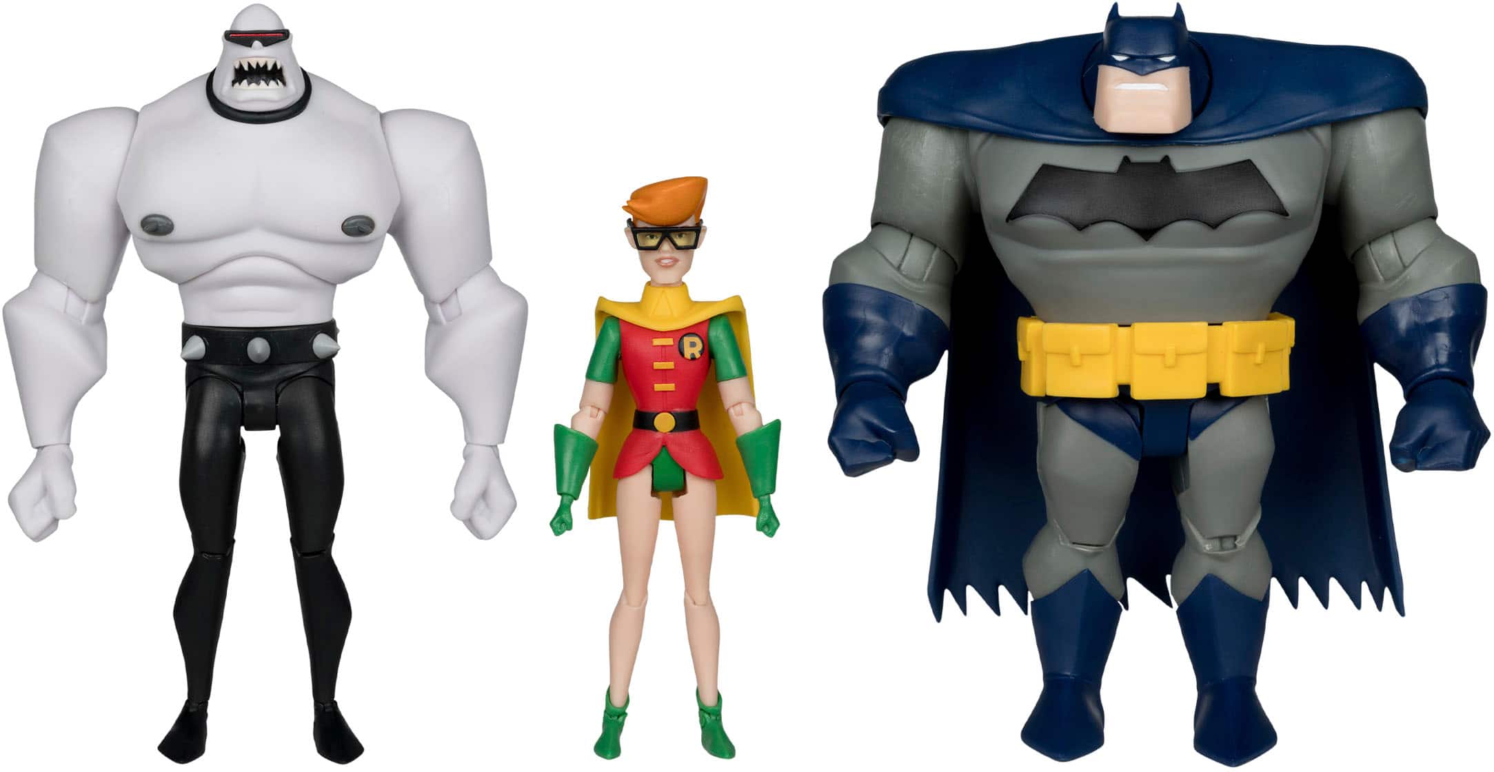 Alt View 17. McFarlane Toys - DC Direct - New Batman Adventures 3pk - Batman, Mutant Leader, and Robin (Legends of The Dark Knight).