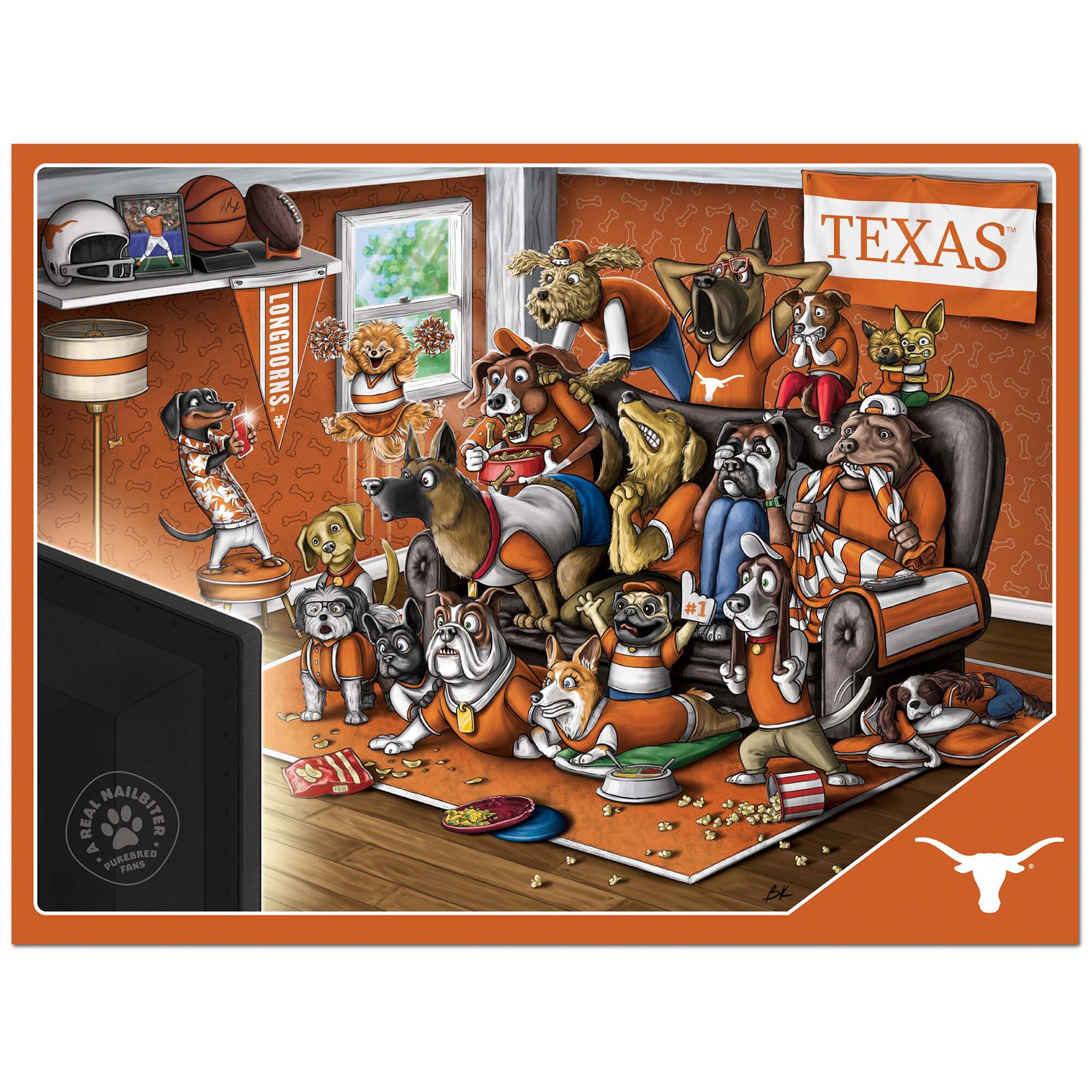 It's a longhorn. Texas #1 real nailbiter a purebred fan's