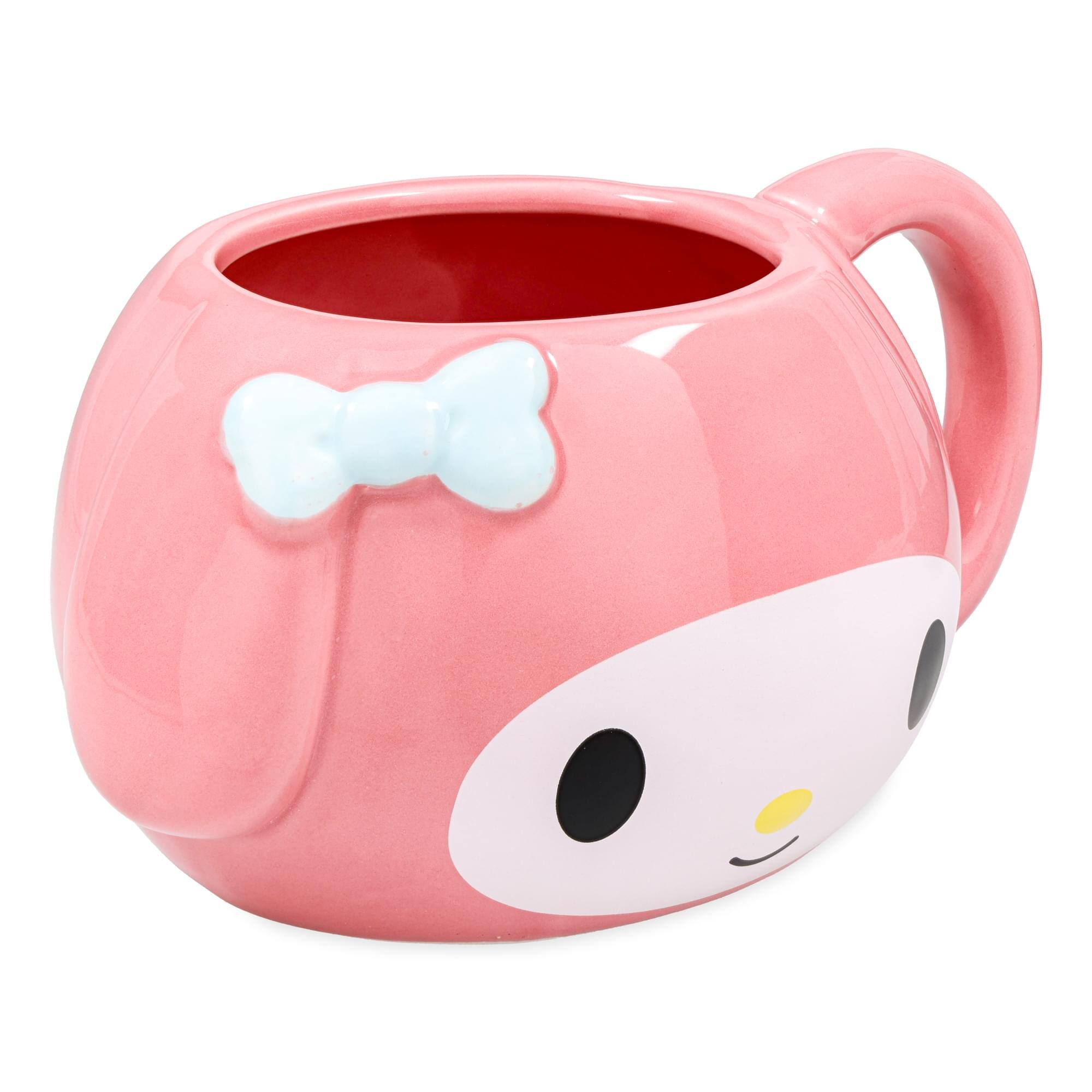 Alt View 1. Silver Buffalo - Sanrio My Melody Sculpted Ceramic Mug | Holds 20 Ounces - Pink.