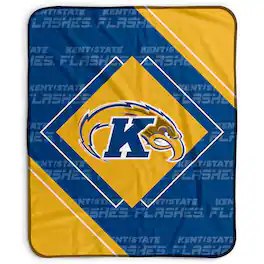 Pegasus - Kent State Golden Flashes 50" x 60" Diamond Logo Fleece Blanket - Multicolor