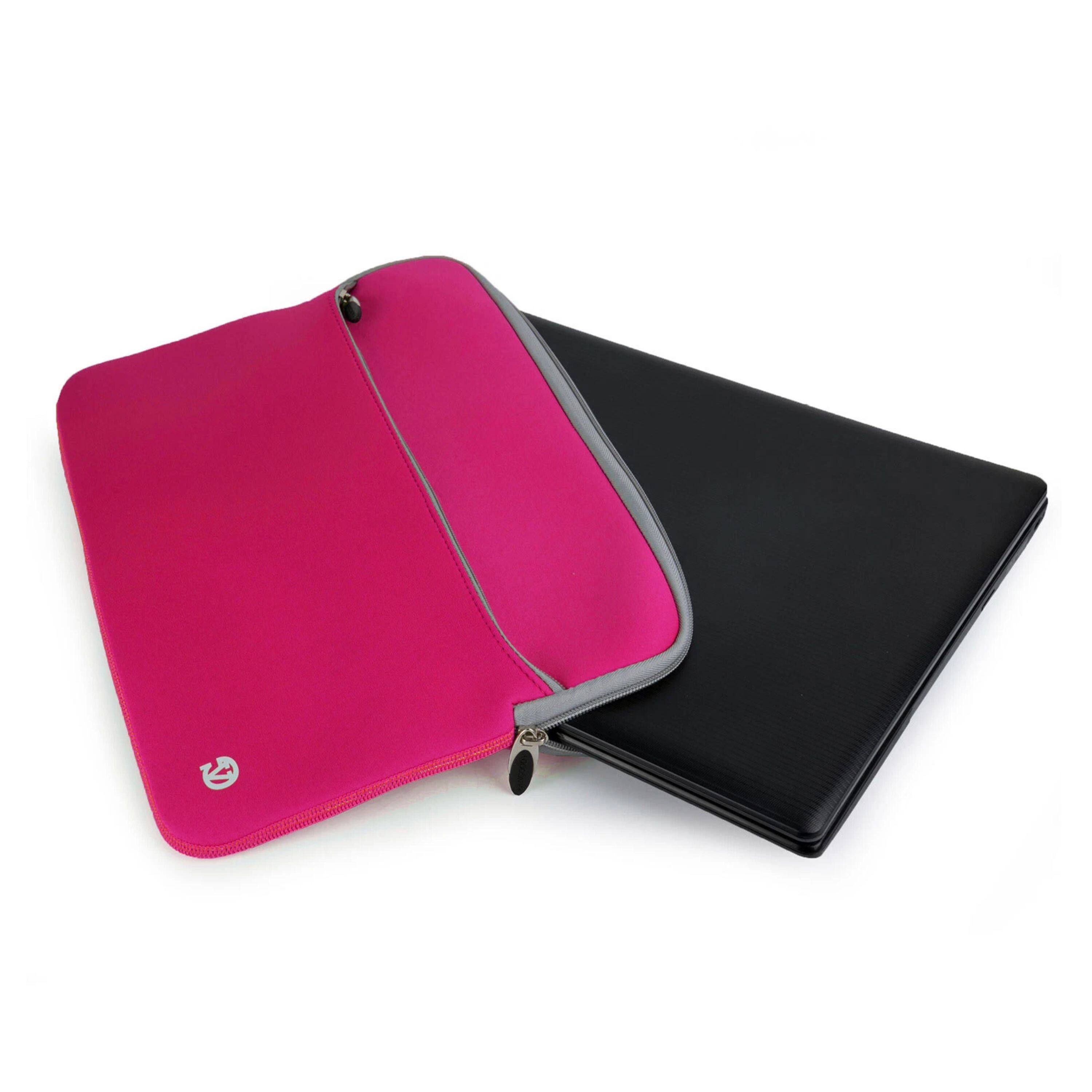 Left. Kitcheniva - Neoprene Laptop Sleeve Case Bag For 13" Laptop - Magenta.