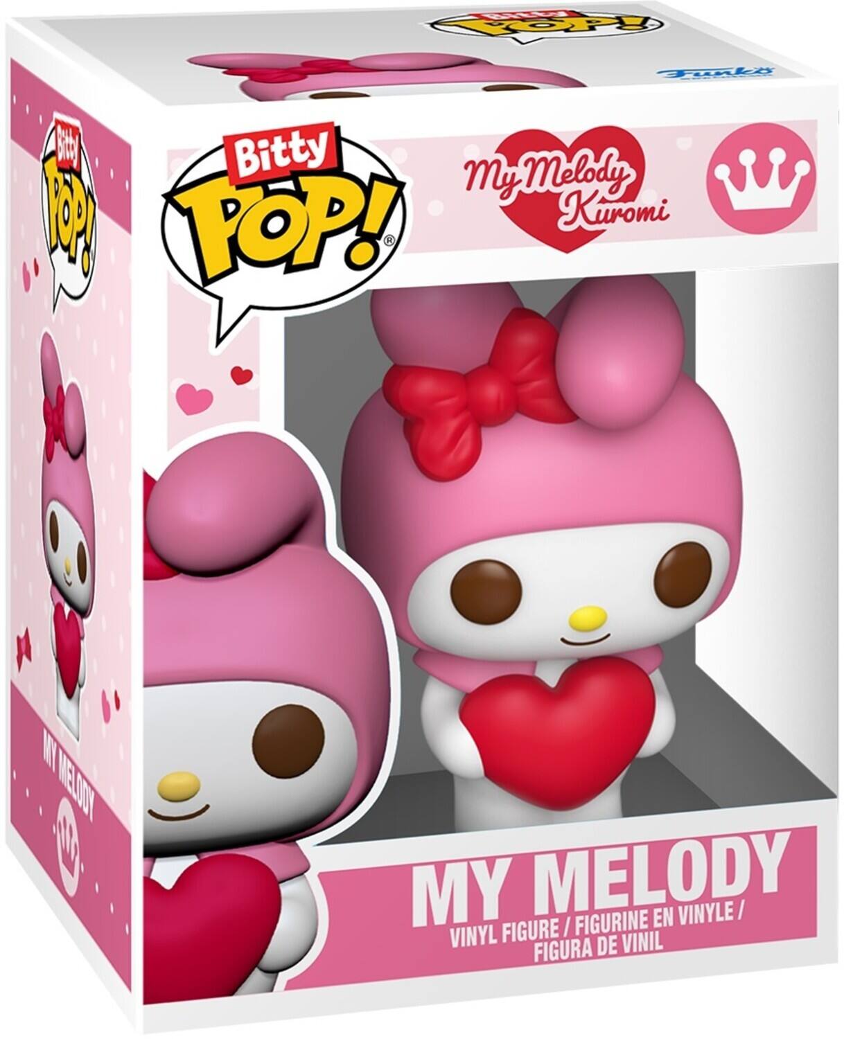 WE POP! Bitty My Melody Kuromi W MEODY 11 MY MELODY EN VINYLE VINYL FIGURE / FIGURINE FIGURA DE VINIL