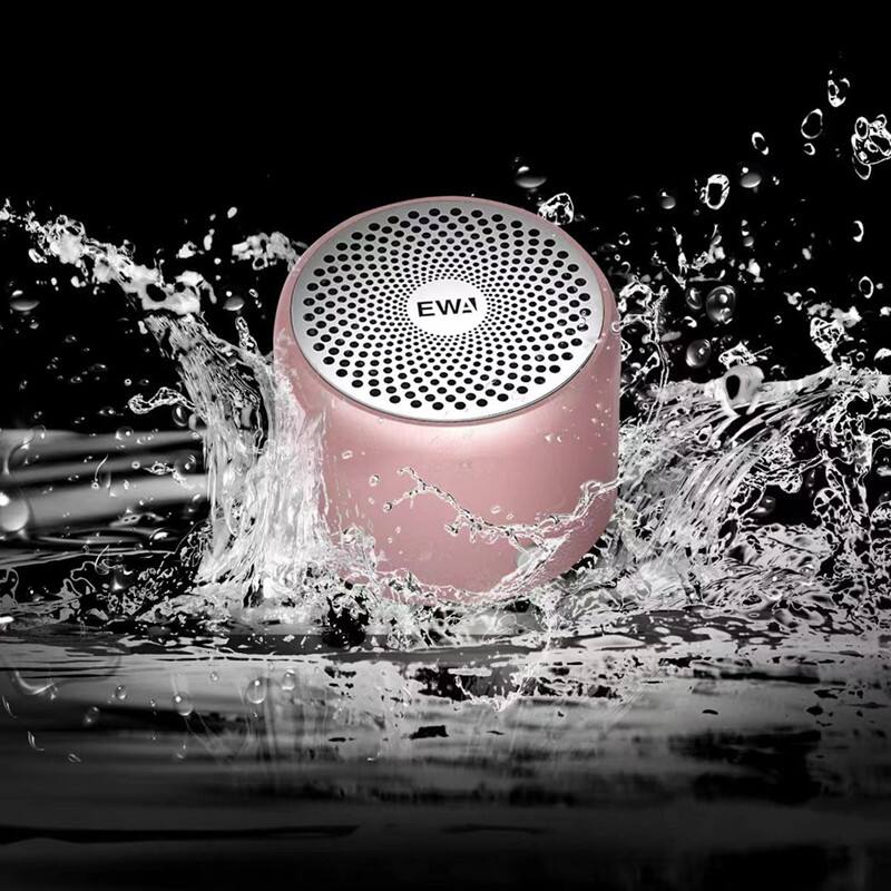 Alt View 1. Cluzine - Sports Grade Waterproof Bluetooth Speaker Compact Stainless Steel Deep Bass Clear Sound.