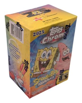 topps spongebob booster box 1 Booster Pack KB SpongeBob SquarePants Collection Trading Cards Sealed Patrick