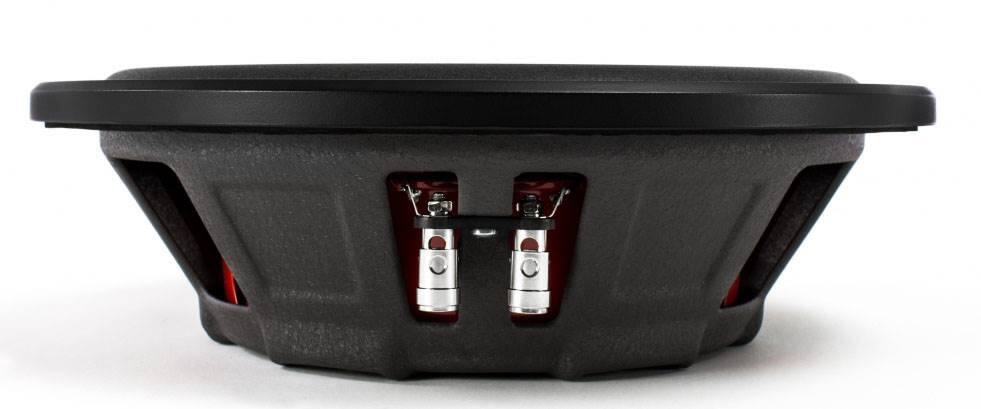 Alt View 2. MB Quart - MB Quart 400 Watt 12 Inch Shallow Subwoofer + Q Power Slim Sub Car Box Enclosure - Black.