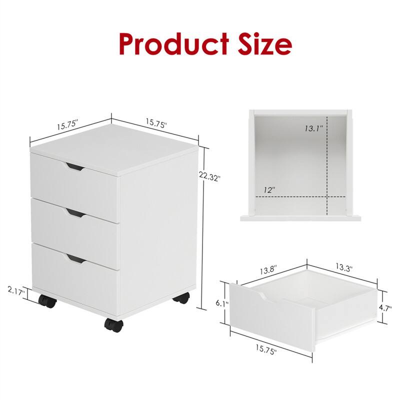 Product Size  
15.75" x 15.75" x 22.32"  
13.1" x 12" x 6.1"  
13.8" x 13.3" x 4.7"  
2.17"