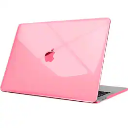 Kitcheniva - Snap On Case Hard Shell Cover For MacBook Pro 13 Inch (2016-2022 Release) - Crystal Pink