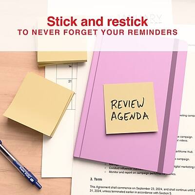 Staples Sticky Notes, 3