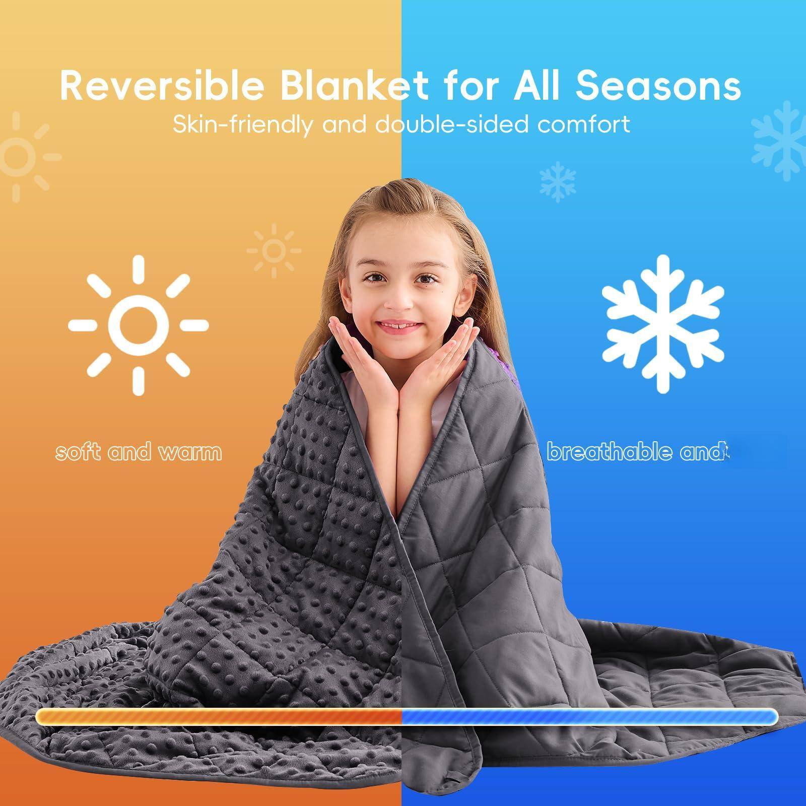 Reversible Blanket for All Seasons  
Skin-friendly and double-sided comfort  

- Soft and warm  
- Breathable and