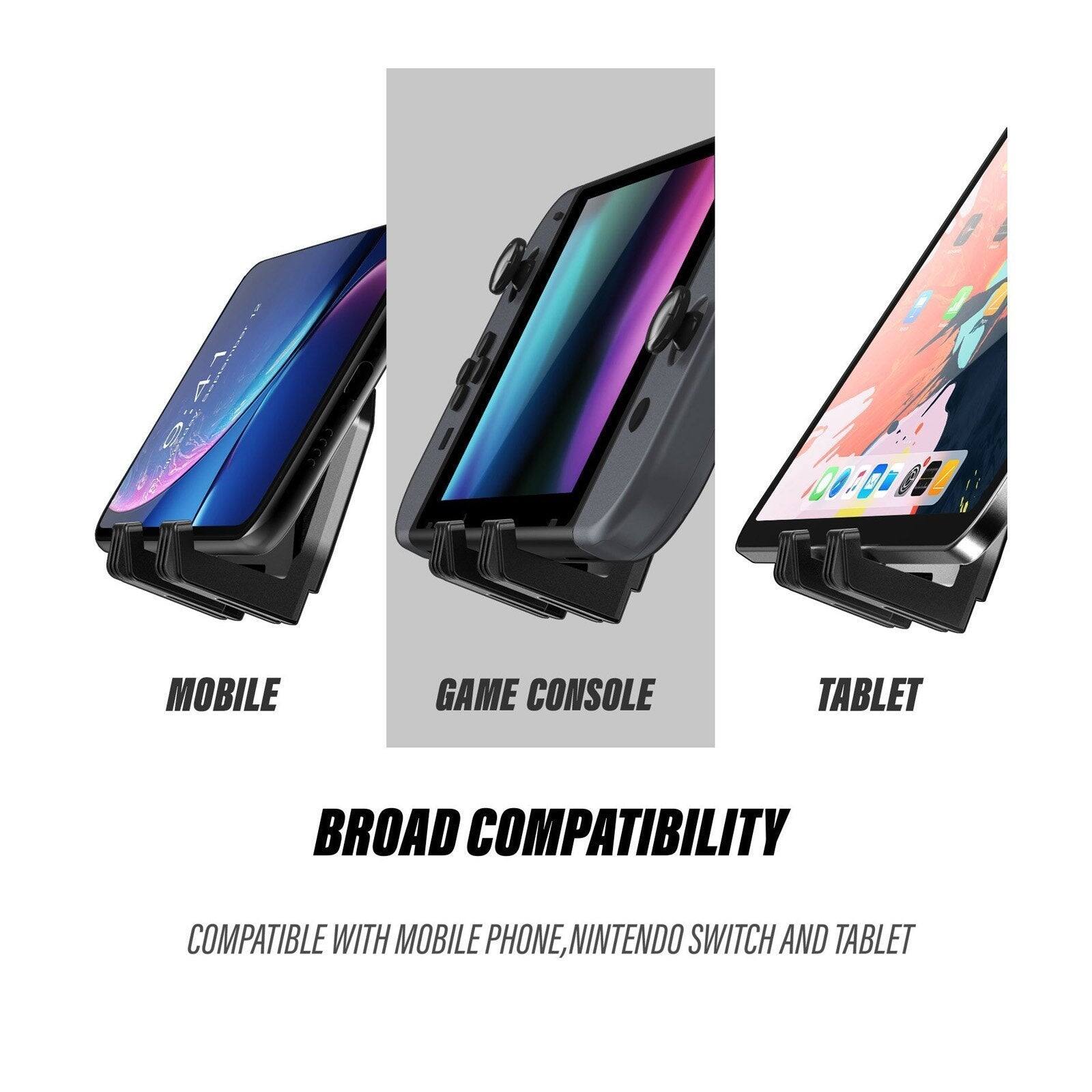 BROAD COMPATIBILITY

COMPATIBLE WITH MOBILE PHONE, NINTENDO SWITCH AND TABLET