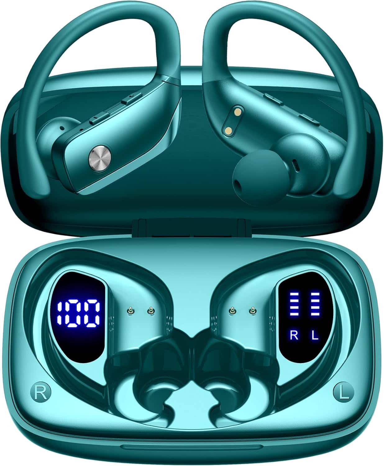 Vulpecula Spade - Ear Buds Wireless Earbuds Bluetooth Headphones with 80H Playtime LED Display Case