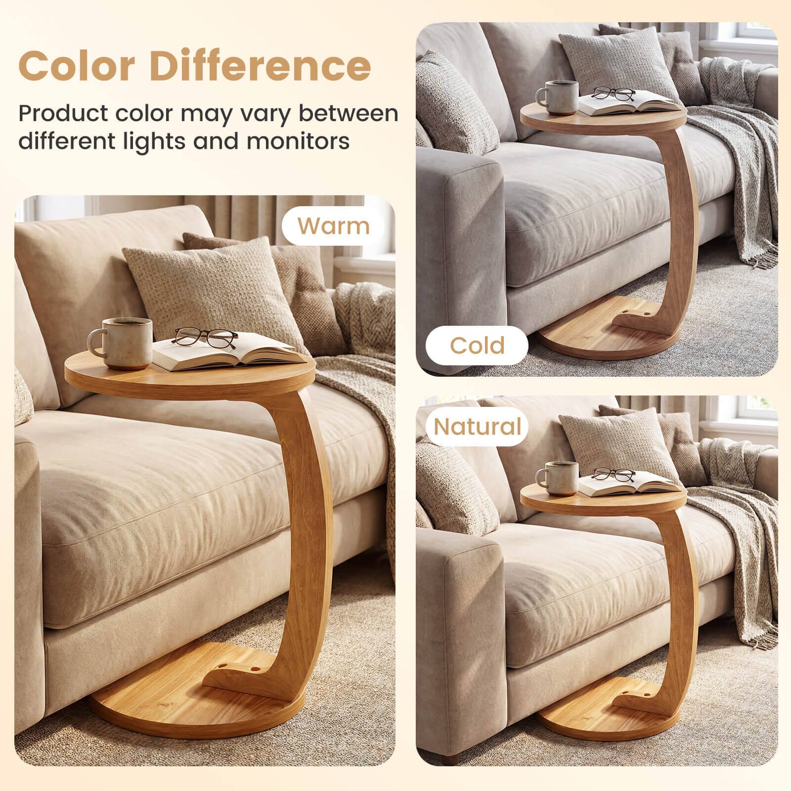 Color Difference  
Product color may vary between different lights and monitors  

Warm  
Cold  
Natural