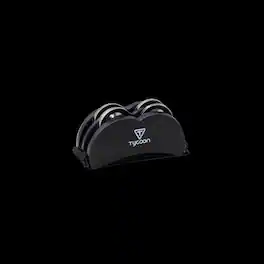 Tycoon Percussion - Foot Tambourine With Steel Jingles, Hands-Free Shoe-Mounted Rhythm Percussion Accessory