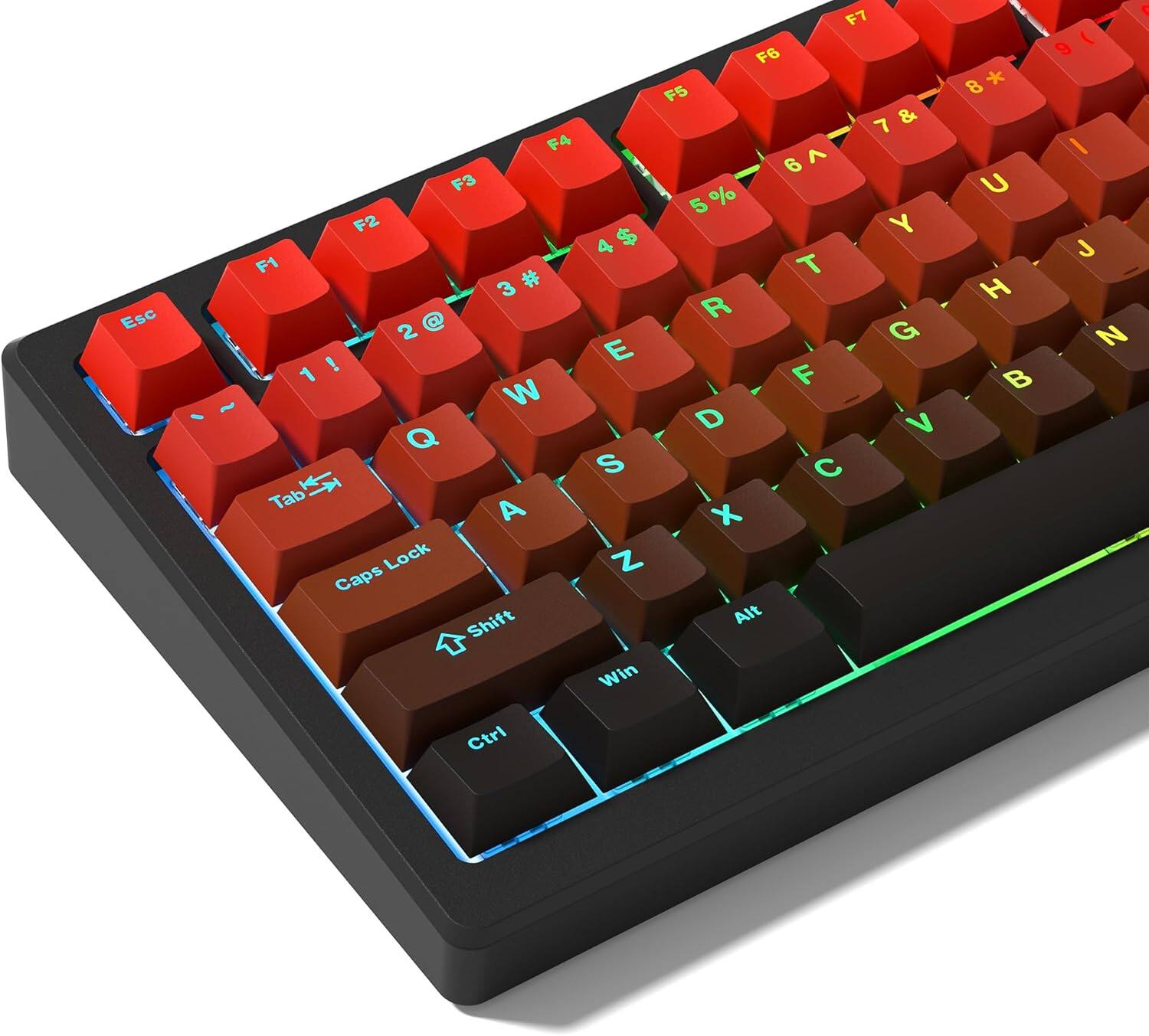 Esc F4 F3 F2 F1 3 # 2 @ ! 1 W Q Tab A Lock Caps Shift Ctrl F7 F6 F5 7 & 6 ^ 5 % $ Y 4 T R G E F D V S C X Z Alt Win 8 * U H B ( 9 I J