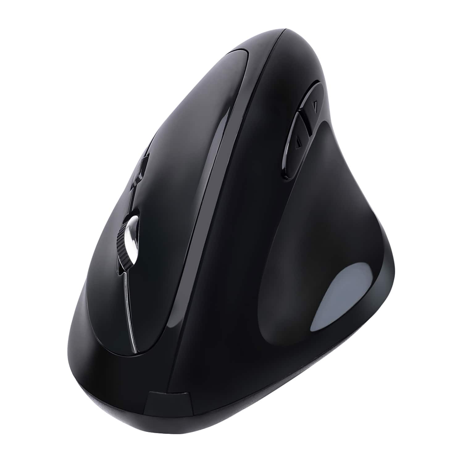 Adesso - iMouse E30 Wireless Vertical Ergonomic Mouse, 6 Buttons, 4800 DPI, for PC - Wireless - Black