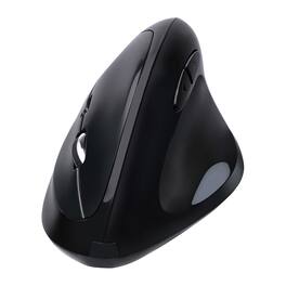 Adesso - iMouse E30 Wireless Vertical Ergonomic Mouse, 6 Buttons, 4800 DPI, for PC - Wireless - Black
