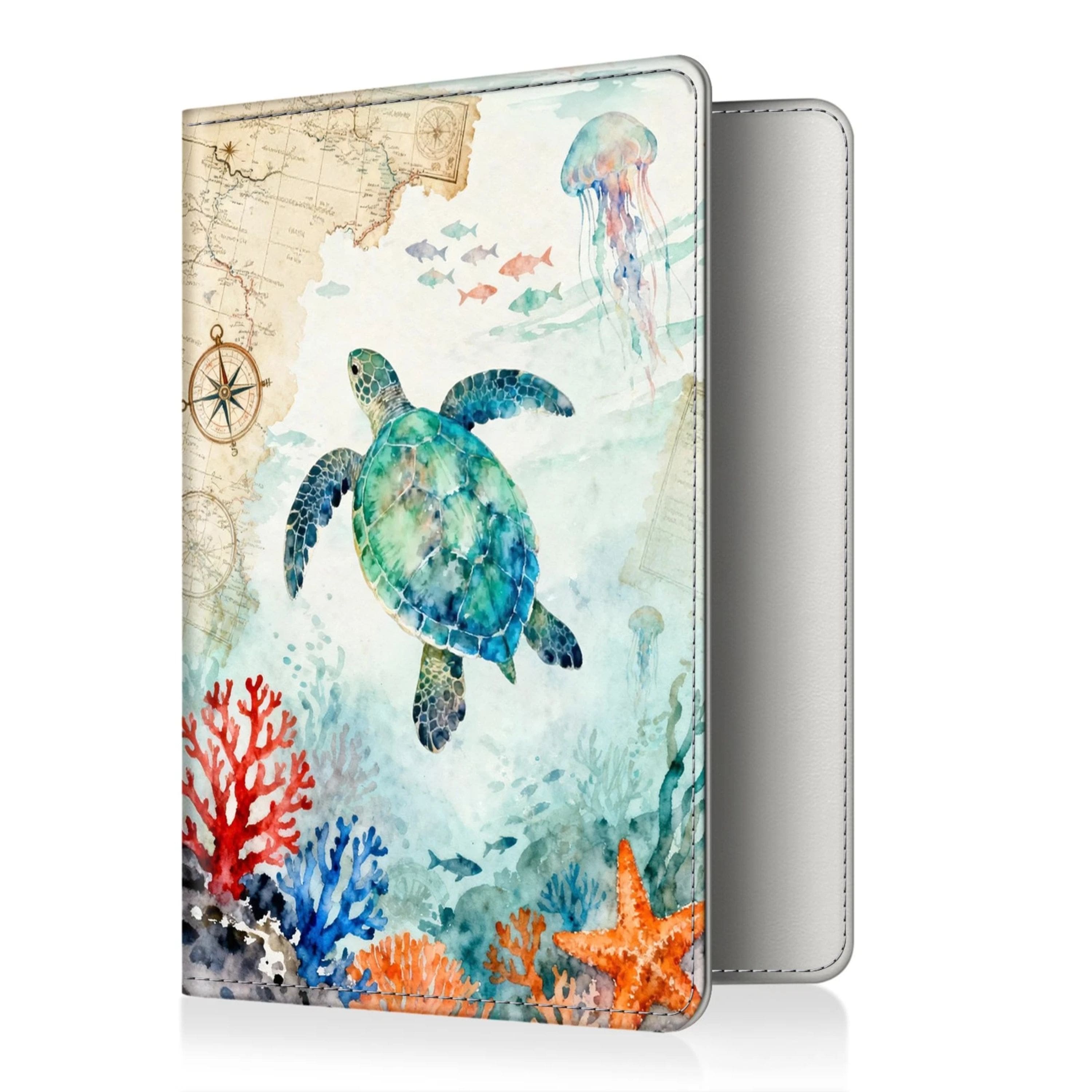 Kitcheniva - RFID Blocking Slim Passport & Credit Card Holder Wallet - Underwater World price history on PriceWatchPro