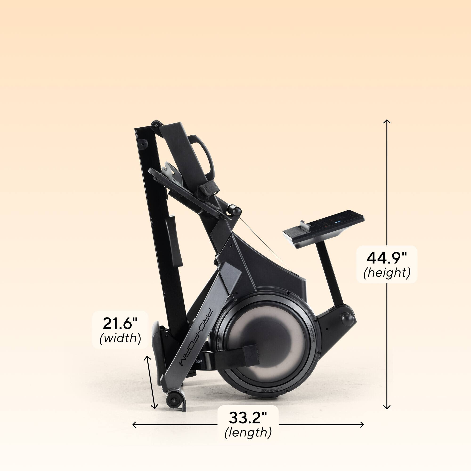 21.6" (width)  
PRO-FORM  
33.2" (length)  
44.9" (height)
