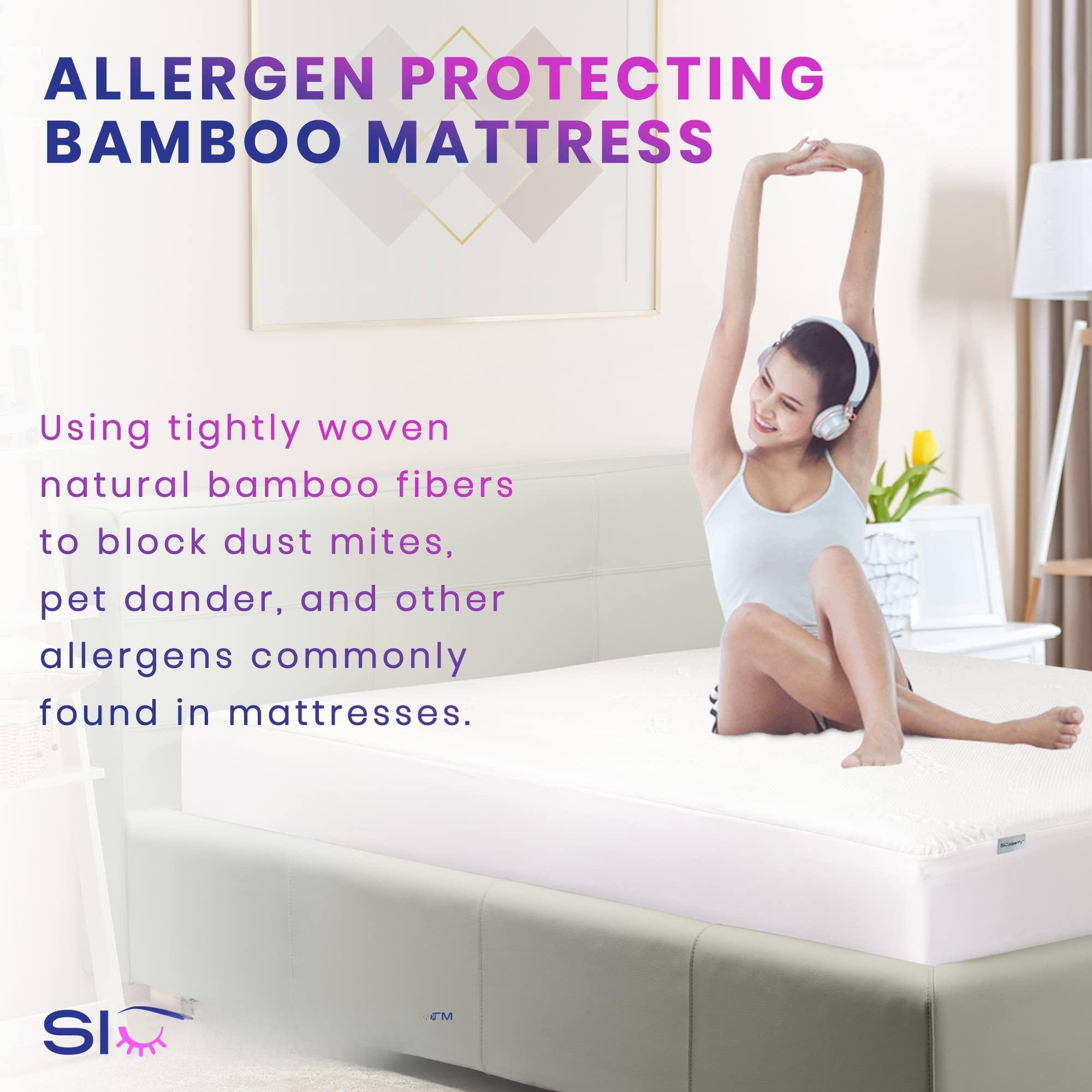ALLERGEN PROTECTING BAMBOO MATTRESS

Using tightly woven natural bamboo fibers to block dust mites, pet dander, and other allergens commonly found in mattresses.