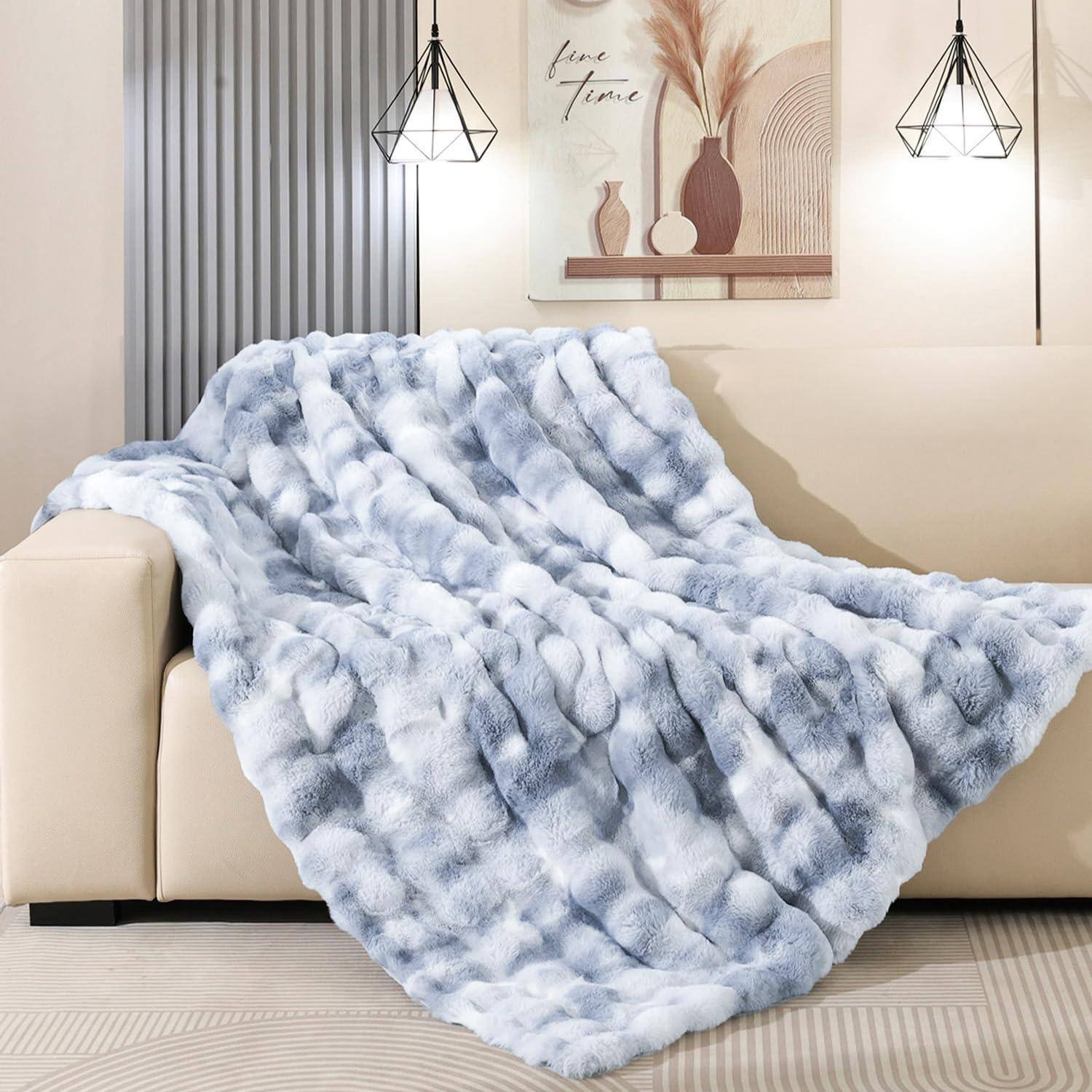 Tie Dye Blue-Throw-50''*60''