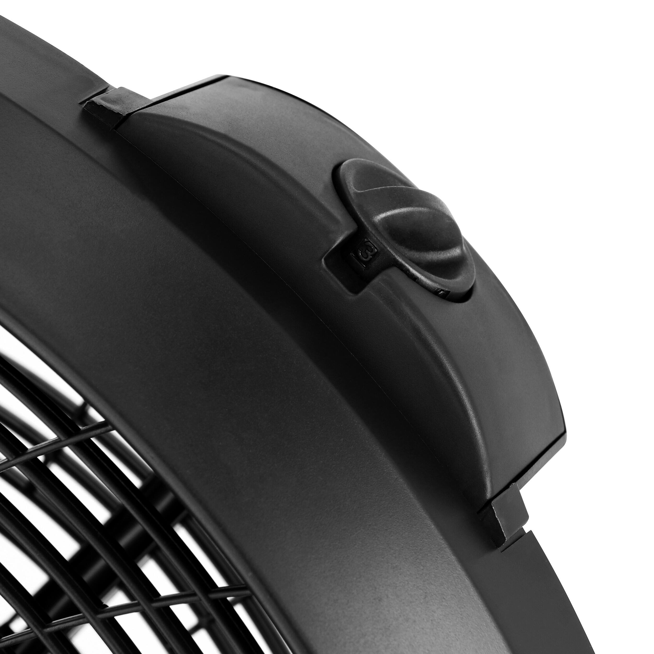 Alt View 4. Air Monster - Air Monster 20 Inch Air Circulator Wall Mountable 3 Speed Fan in Black - Black.