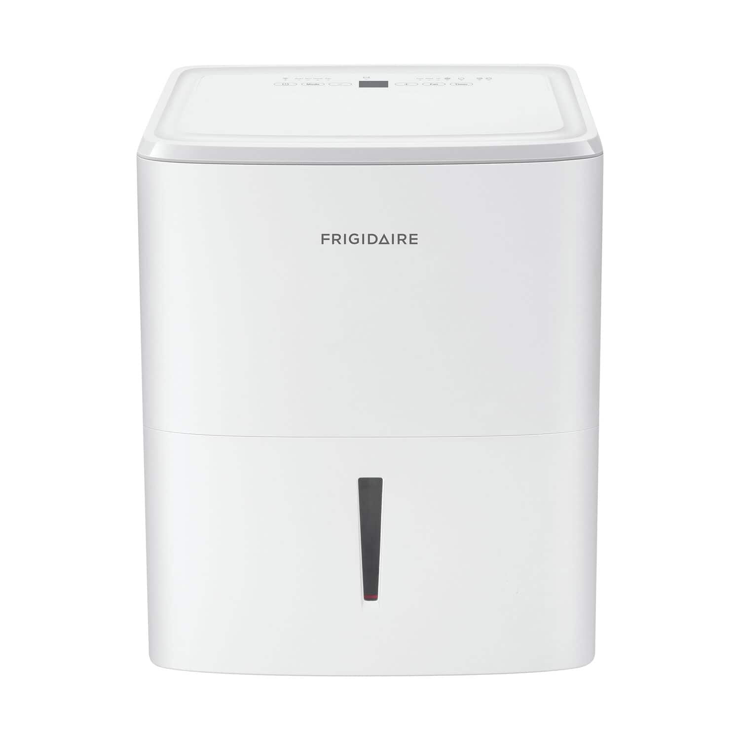 Front. Frigidaire - Frigidaire 35 Pint 6.8 Quart Bucket Capacity Smart Dehumidifier - White.