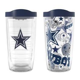 Tervis - Dallas Cowboys Two-Pack 16oz. Allover Classic Tumbler Set - Multicolor