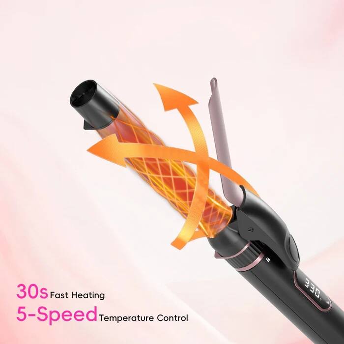 30s Fast Heating  
5-Speed Temperature Control