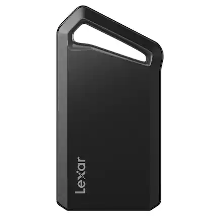 Front. Lexar - Professional SL600 USB 3.2 Portable SSD 2TB - Black.