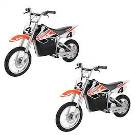 Razor - MX650 Dirt Rocket High-Torque Electric Motocross Dirt Bike (2 Pack) - Orange