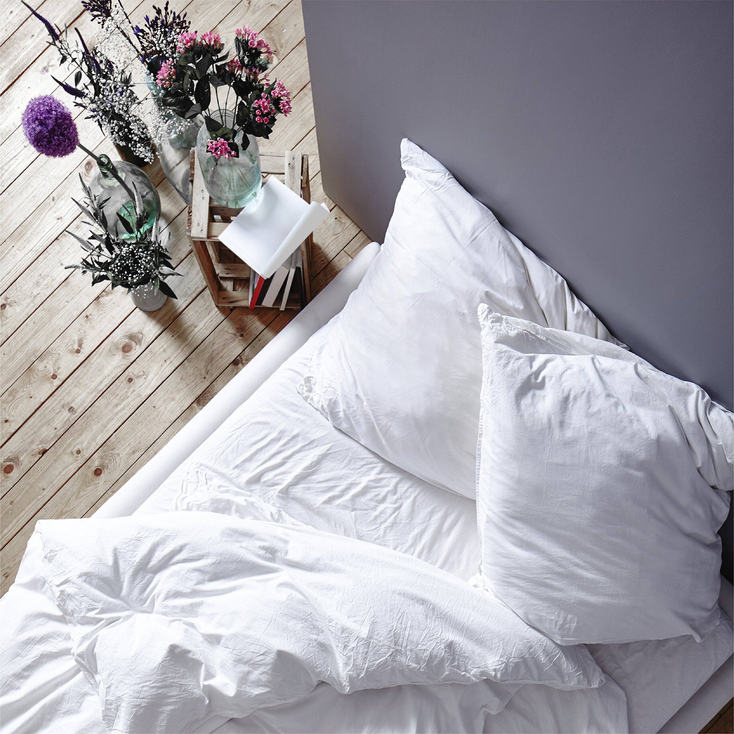 Alt View 3. Comfort Essence - Bed Mattress Protector Queen Bed - White.