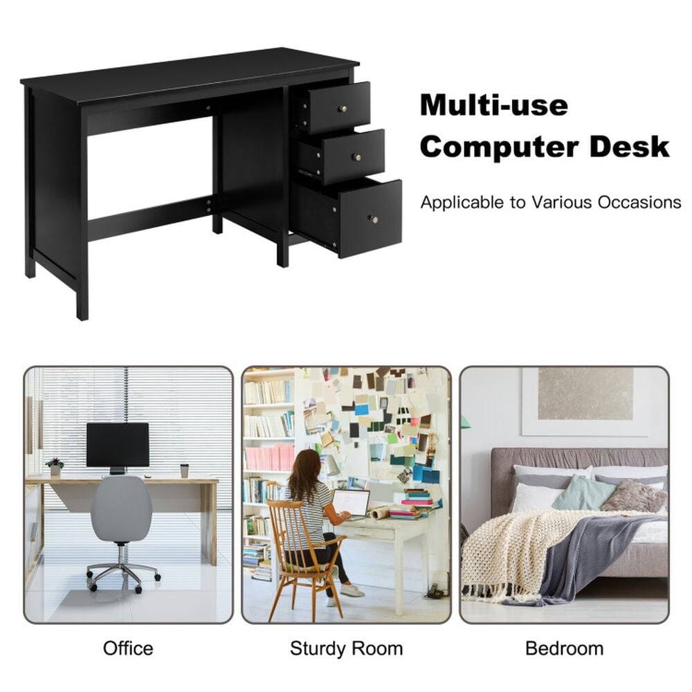 Multi-use Computer Desk  
Applicable to Various Occasions  

Office  
Sturdy Room  
Bedroom