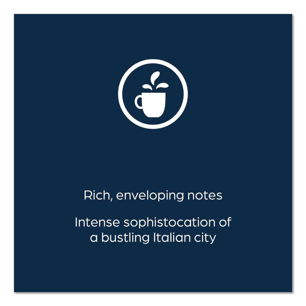 Rich, enveloping notes  
Intense sophistication of a bustling Italian city