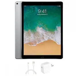 Apple - Refurbished Excellent - 12.9-inch iPad Pro 2nd Generation (2017) Wi-Fi Only 256GB - Space Gray