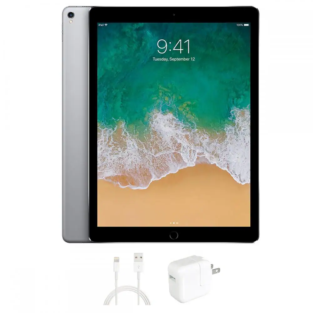 Apple - Refurbished Excellent - 12.9-inch iPad Pro 2nd Generation (2017) Wi-Fi Only 256GB - Space Gray