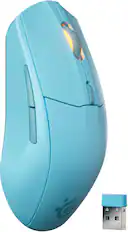 Front. SteelSeries - Rival 3 Gen 2 Wireless Optical Gaming Mouse with Ultra-fast clicks - Aqua.