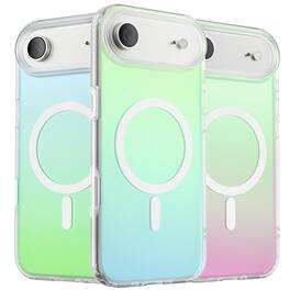 Ornarto - for iPhone Air Case 6.5", Compatible with MagSafe,Electroplated Iridescent Protective Phone Cover - Aurora Green