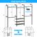 Weight Capacity: 850LBS
85-128"
12"
2"
29"-50"
28"
42"
49"
Hang rods expand from 28.5 to 50.2 inches
85"
11"
32"
12"
57"
29"
29"
28"
29"
85"
L Shape
45° Shape