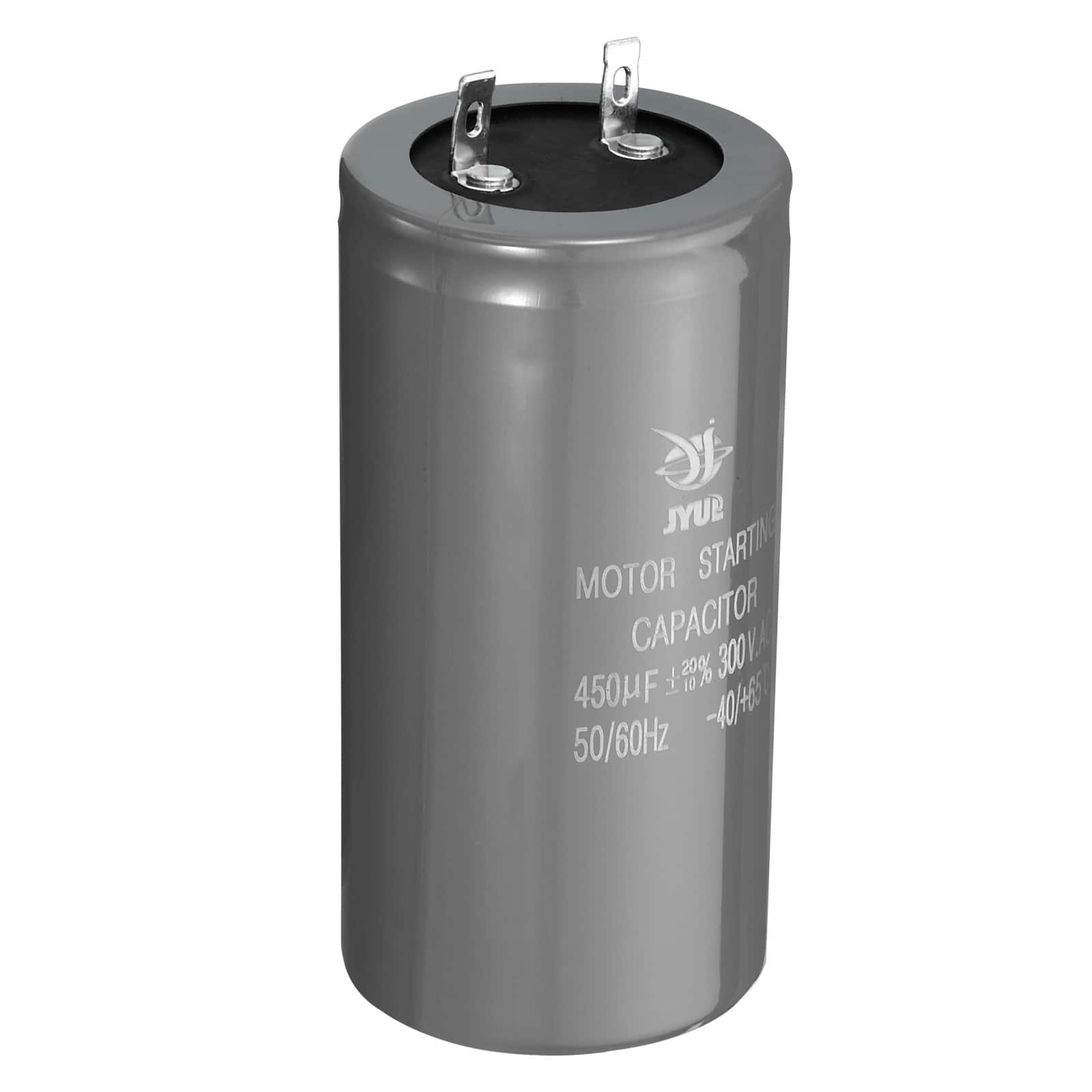 Unique Bargains - Motor Start Capacitor, 100uf 300V 50/60Hz CD60 Running Capacitor Starting Capacitor for Air Conditioners, Electric Motor - Gray