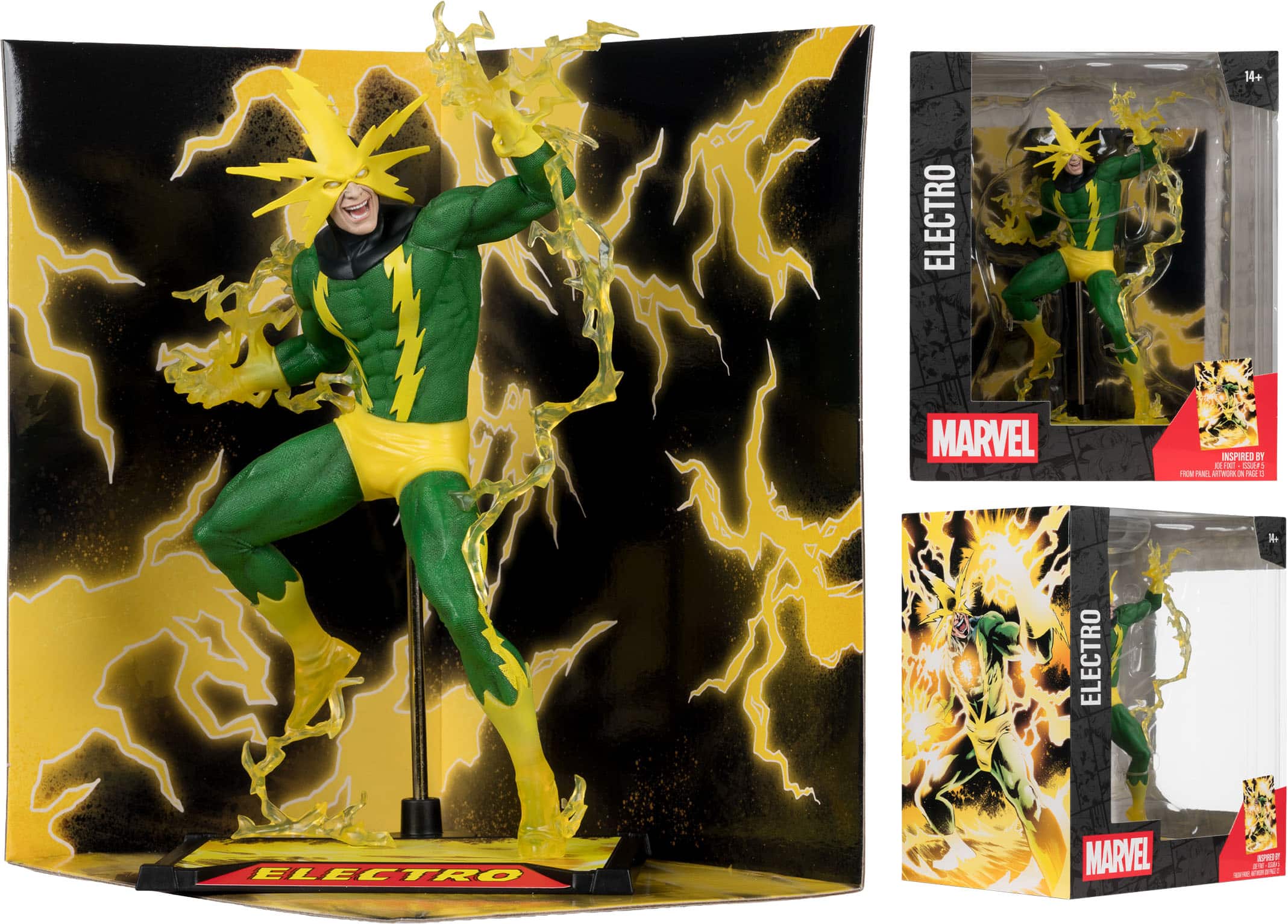 McFarlane Toys Marvel Electro 1:10th Scale Collectible (Joe Fixit