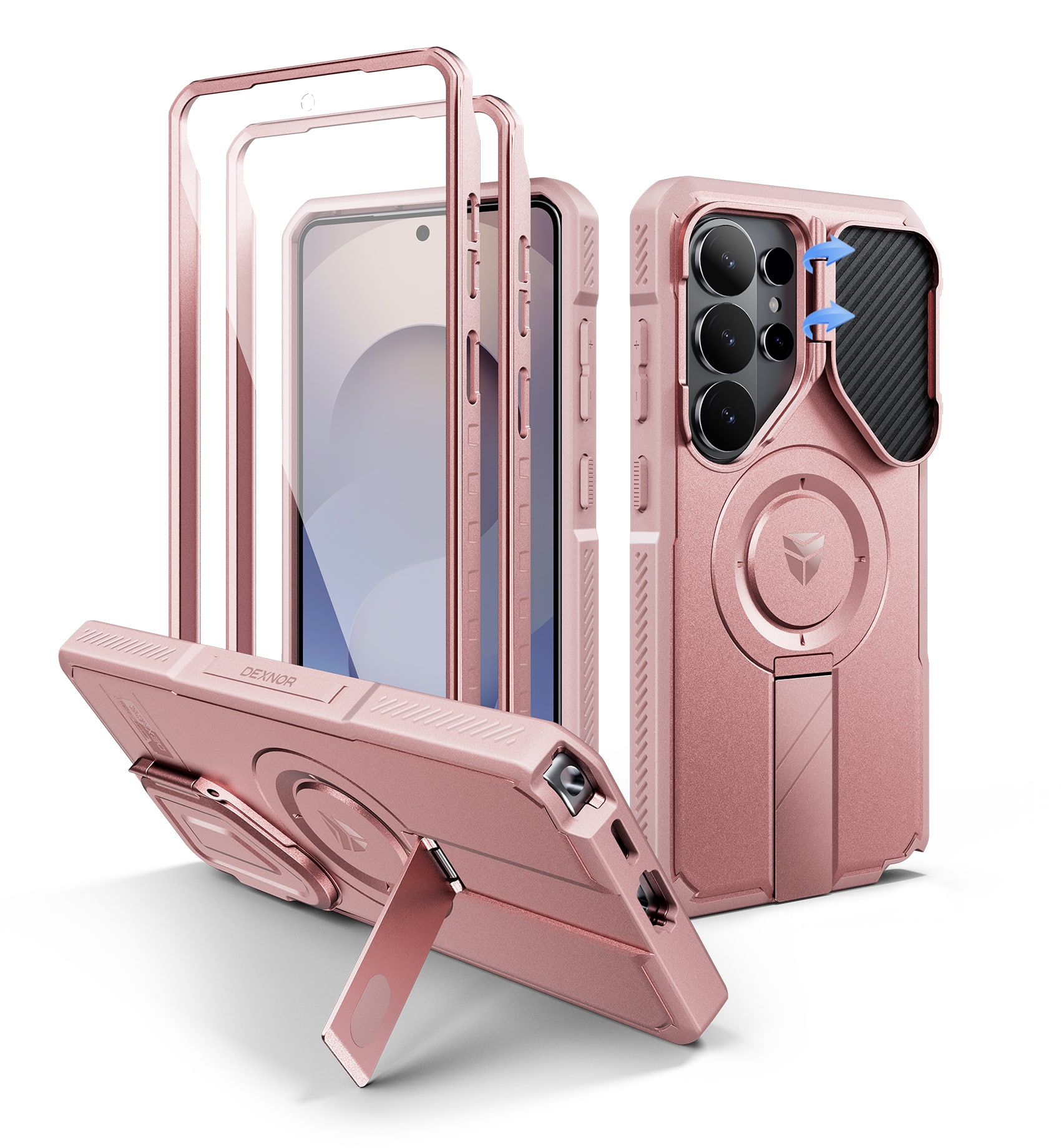 dexnor - for Samsung Galaxy S26 Ultra Case Compatible with MagSafe Rugged Shockproof Bumper Case 6.9 inch - Peony Pink price history on PriceWatchPro